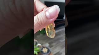 High Grade clear natural lemon Citrine pendant