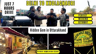 Delhi to Uttarakhand by Road: Exploring Pauri Garhwal \u0026 Hidden Gems | Meraki Huts Uttarakhand |