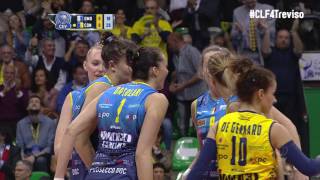 #CLF4Treviso: Set point in the 1st goes to Imoco Volley