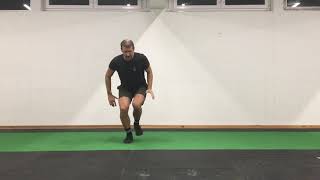 Diagonal  Forward and Backward Balance Skater Jump