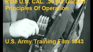 Rifle U.S. CAL. .30 M1 (GARAND): Principles Of Operation - US Army Training Film