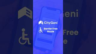 CityGeni 🧞‍♂️ Barrier-free indoor navigation app