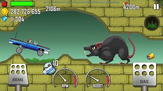 I FOUND a RAT in Hill Climb Racing | Suburbs Walkthrough GamePlay
