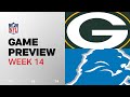 Green Bay Packers vs. Detroit Lions | 2024 Week 14 Game Preview