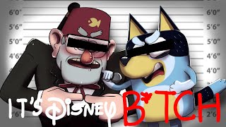 Disney show voice actors cursing but its the actual characters (an animation)