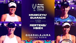 Hsieh/Mertens vs. Guarachi/Krawczyk | 2021 WTA Finals Doubles