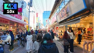 4K 原宿駅から表参道駅まで倍速散歩 | Harajuku Omotesandou | 2024年1月 | 東京倍速散歩 10倍速