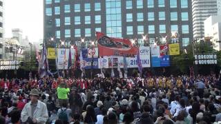 みちのくYOSAKOI 2011 黙祷　追悼乱舞