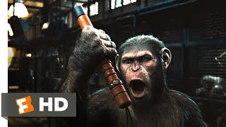 Rise of the Planet of the Apes (2011) - Prison Break Scene (2/5) | Movieclips