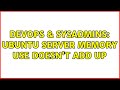 DevOps & SysAdmins: Ubuntu server memory use doesn't add up (2 Solutions!!)