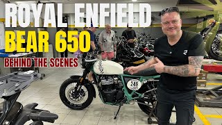 Royal Enfield Bear 650 Scrambler! | Behind the Scenes at a Royal Enfield Dealership 🇮🇳