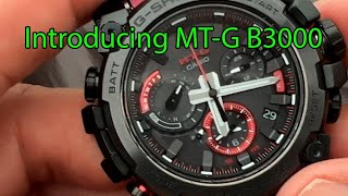 MT G B3000 G Shock by Casio how to use the features and  functions without the app