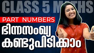 Class 5 Maths | Part Number/ഭാഗങ്ങളുടെ സംഖ്യ | ഭിന്നസംഖ്യ കണ്ടുപിടിക്കാം | Exam Winner