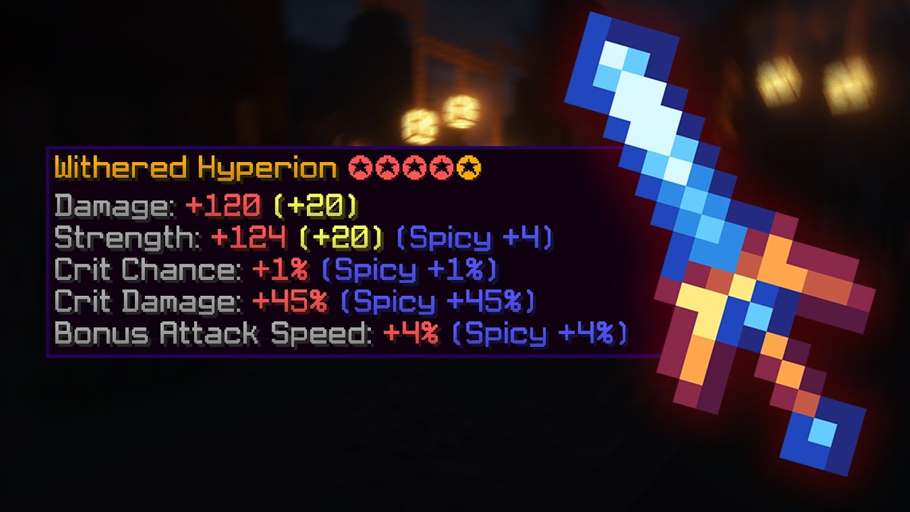 The Fastest Way To Get A Hyperion In Hypixel Skyblock Youtube