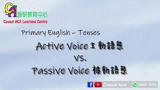 [英語教室] Active vs Passive Voice 主動式與被動式