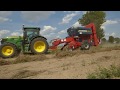 John Deere 6140R + Double master IV w akcji młócenie fasoli :D