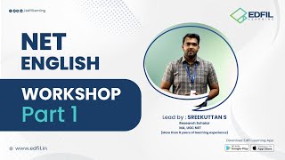 UGC NET ENGLISH WORK SHOP DAY 01