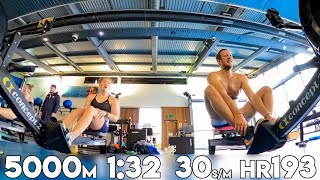 5000m Rowing Machine Workout Winter '22 Benchmark