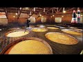 How it made Soy Sauce - Soybean Harvesting Machine - Japan Traditional Soy sauce