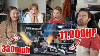 New Zealand Family React to the Fastest Accelerating Vehicles on the planet | NHRA Drag Racing 🤯