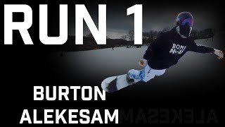 Run 1: 24/25 Burton Alekesam Snowboard