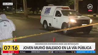 Joven murió en la vía pública en Melipilla | 24 Horas TVN Chile