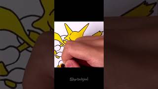 Drawing and Coloring - Pokémon Alakazam #065