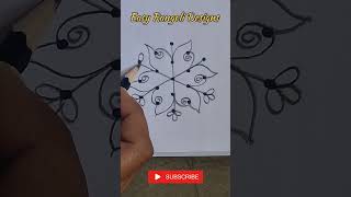 Simple Rangoli#kolam#muggulu#simple#easy#daily#yt shorts#trending#1 million#traditional#viralvideo