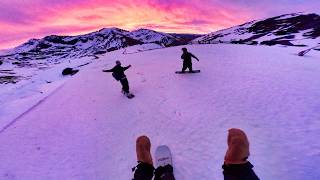 POV: Snowboarding through a Dream! 🔥