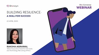 Raksha Agrawal, Director of HR for SAP speaks about building resilience.