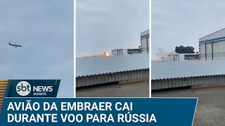 Avião cai no Cazaquistão enquanto voava para a Rússia | #SBTNews Manhã (25/12/24)