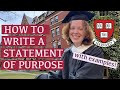 How to Write a Statement of Purpose for Graduate School Applications: A Harvard PhD Student's advice