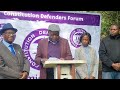 WATCH VIDEO: Constitution Defenders Forum Press Conference on First and Second Reading Of CAB3