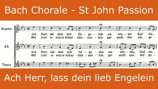 Bach - St John Passion - Ach Herr, lass dein lieb Engelein (chorale)