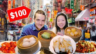 MOUTHWATERING NYC Chinatown Food Crawl ($100 Budget!)