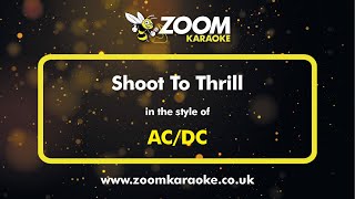 AC/DC - Shoot To Thrill - Karaoke Version from Zoom Karaoke