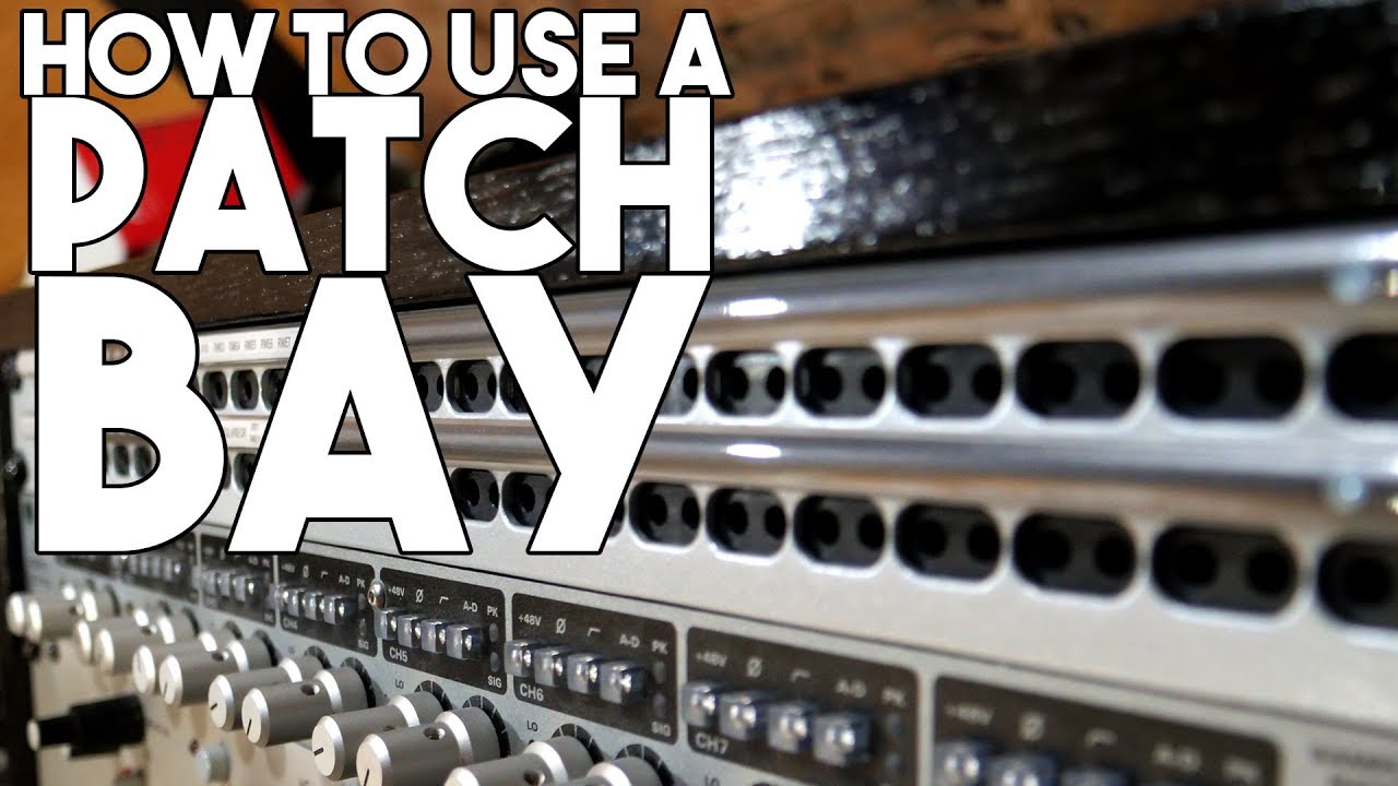 How To Use A Patchbay Spectre Sound Studios Tutorial Youtube