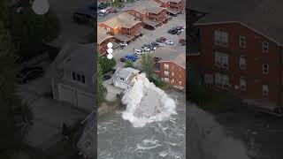 House collapses into Mendenhall River in Alaska due to flooding
