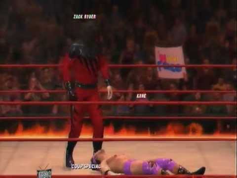 WWE'12 Kane (Masque) Vs Zack Ryder WcW Classic World Championship - YouTube