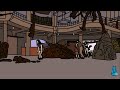 jurassic park rexy vs raptors animated