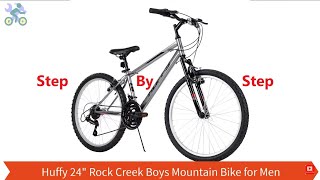 How to assemble Huffy 24 inch Road master Granite Peak Rock Creek Boys Mountain Bike , Men