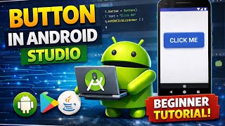 Android Studio for Beginners: Adding Button in Application #android#AndroidDev#button #androidbutton