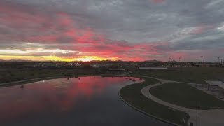 20 Cities in 20 Days: Sunrise over Pioneer Community Park in Peoria