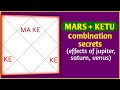 Mars Ketu Conjunction Effects | BNN astrology | Mangal Ketu Yuti