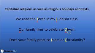 Capitalization Basic Rules - GrammarFlip Lesson