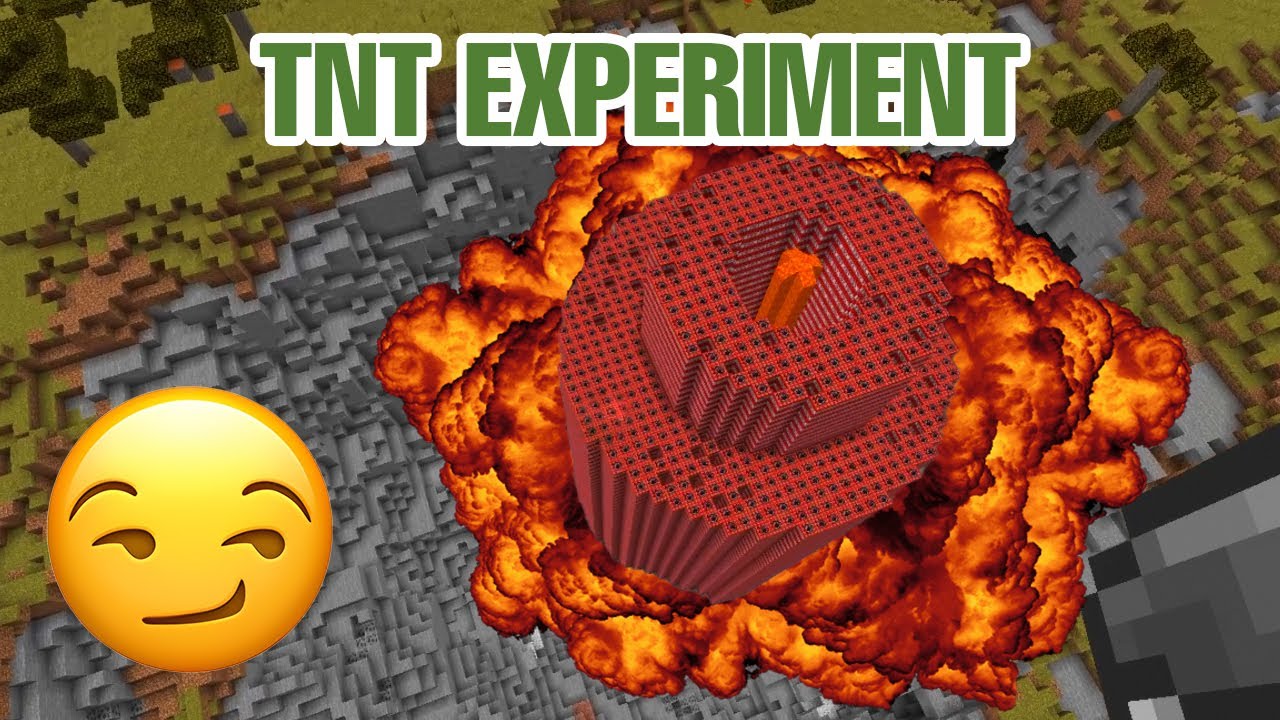 Tnt Experiment In Minecraft Youtube