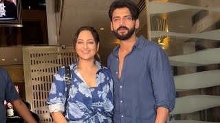 Sonakshi Sinha And Zaheer Iqbal Spotted At Bandra