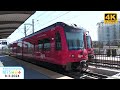 San Diego MTS Trolley - Siemens S700 #5073 Blue Line departing UTC