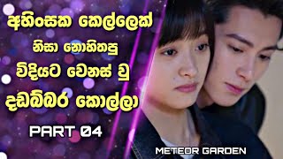 Meteor Garden Drama Sinhala Review | අහිංසක කෙල්ලෙක් නිසා නොහිතපු විදියට වෙනස් වු දඩබ්බර කොල්ලා | 04