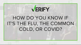 How to tell the difference between the flu, COVID and the common cold